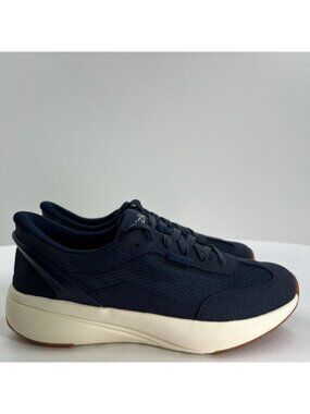 Kizik Charlotte Hands-Free Slip On Sneakers Womens US 7 Mesh Naval Academy Navy